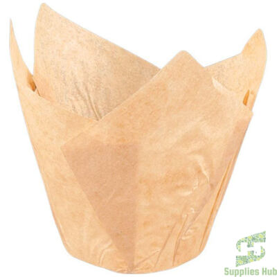 Muffin Cups - Tulip - Natural | 100 Pcs