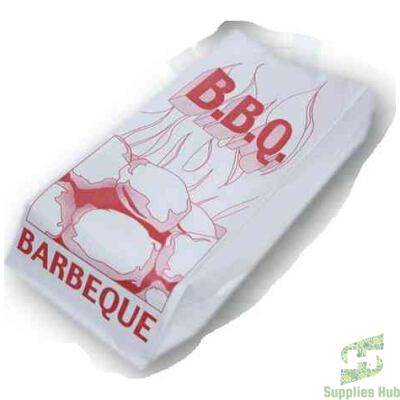 BBQ Chicken Bag 7" x 3" x 14", Foil Laminated Inside, Large, 1/2 GALLON, Printed | 500 Pcs