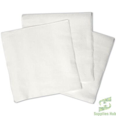 1 Ply Lunch Napkins 1/4 Fold - White | 6000 Pcs