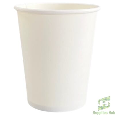 10 oz Hot Paper Cups - White  | 1000 Pcs