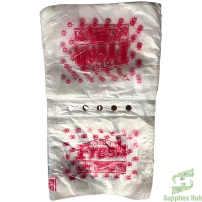 Deli Bags Printed, High Density, 10" x 10" | 2000 Pcs