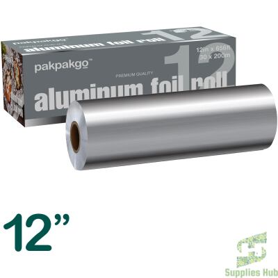 Aluminum Foil Roll 12" x 1000m | 1 Roll