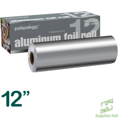 Aluminum Foil Roll 12" x 200m | 1 Roll