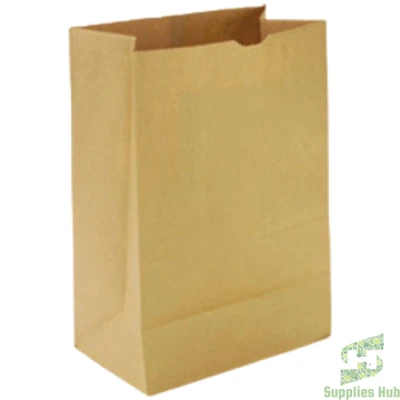 Paper Bags - Brown  #14 - 14LB ,Bundle | 500 Pcs