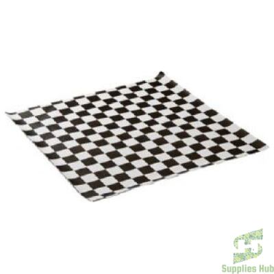 Checkered Sheets - Black - 12"x12" | 1000 Pcs