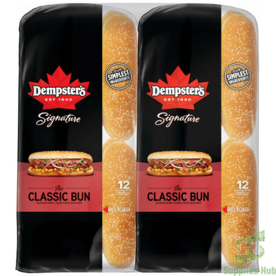 Dempster's Deluxe White Sausage Bun | 24 CT
